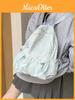 Nylon Backpack For Women With Drawstring Closure And Pouch For Casual Travel