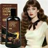 Shampoo Tinta per Capelli 3-in-1 Marrone Castagna - Colore Naturale a Lunga Durata, Delicato sui Capelli, Facile da Applicare e Risciacquare