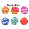 4 PCS Balls Interactive Pet Toys for Cats Kitten Dog Training Playing Chewing (Random Color) 2026