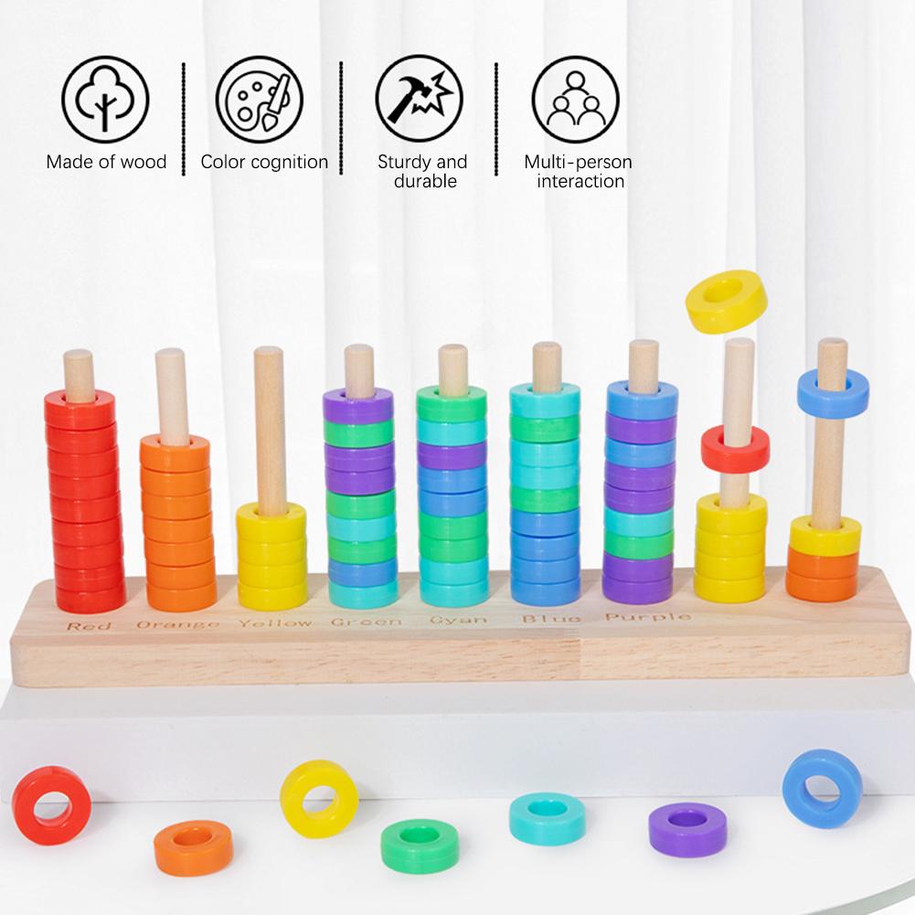 Toddler Wooden Montessori Toys Perfect Educational Gift For Preschoolers Interactive Parent-Child Game