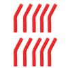 10Pcs/set Soft Silicone Straw Covers Metal Straws Tips Covers Fit for 8MM Wide Reusable Stainless Steel Straw Nozzles