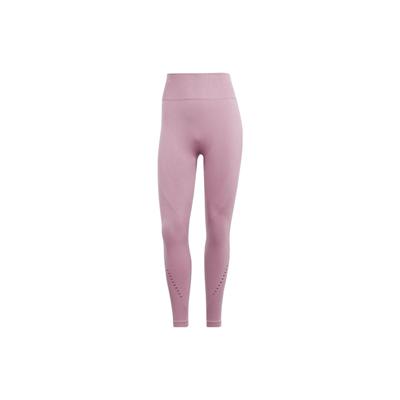 Yoga Seamless 7/8 Leggings Fitness Cropped Pants Women Bottoms Light-Purple HY3858