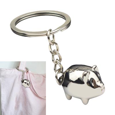 Encantador Porta-Chaves em Forma de Porco Ornamento Chaveiro Divertido e Colorido Acessório Ideal para Crianças e Jovens Adultos