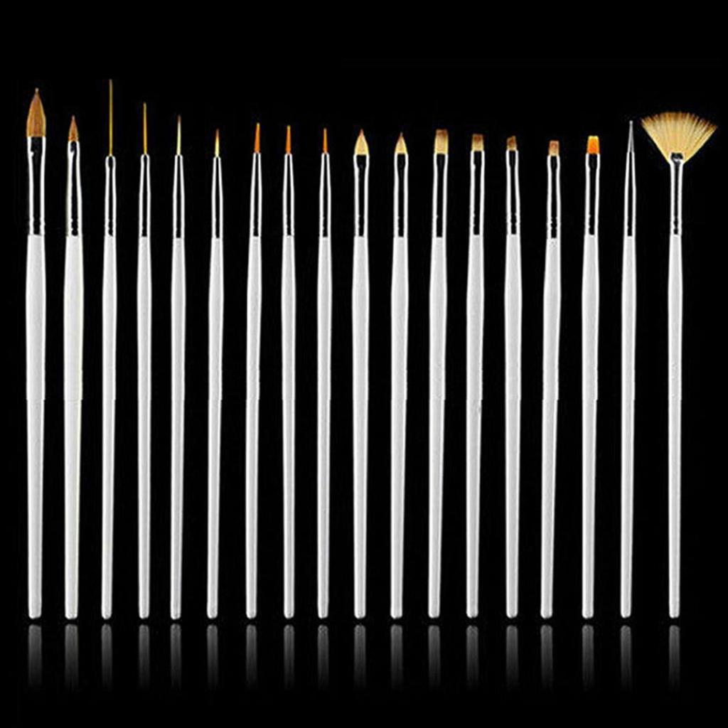 15 Teile/satz Nail art UV Gel Design Punktierung Malerei Stift Pinsel Maniküre DIY Werkzeug