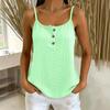 Ärmelloses Damen-Tanktop mit Knopfleiste und Farbe für legere Sommerkleidung