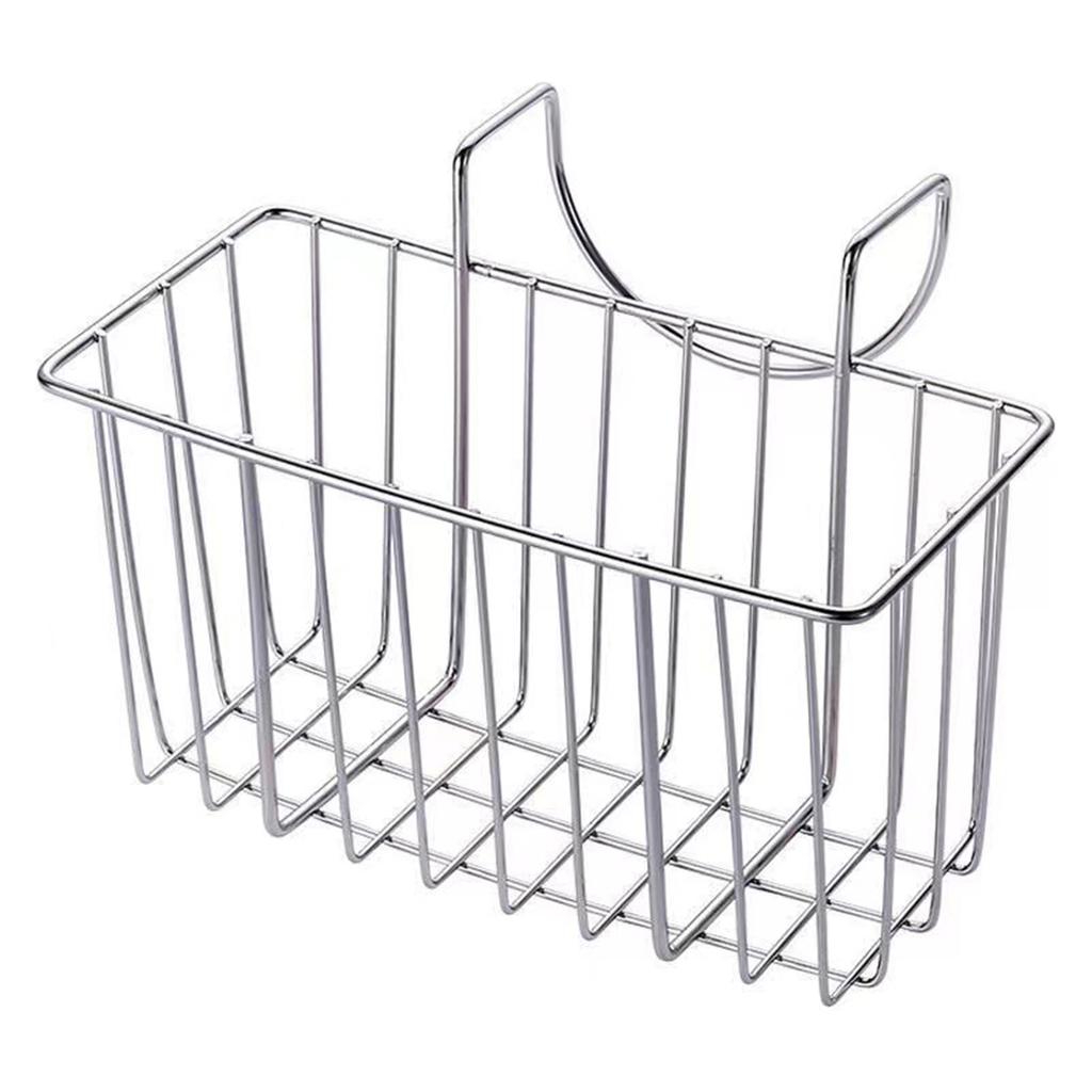 Sponge Holder for Kitchen Sink Hanging Soap Brush Sink Caddy Drainer Rack for Sponge Brush Soap Towel & Sink Supplies