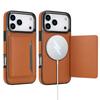 Luxury Leather Magnet Case For iPhone 17 Pro Max 11 12 13 14 15 16 For Magsafe Wireless Charging Wallet Multi Card Slots Cover
