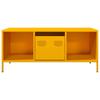 Vidaxl Stolik Kawowy, Musztarda, 101,5X50X43,5 , Stal