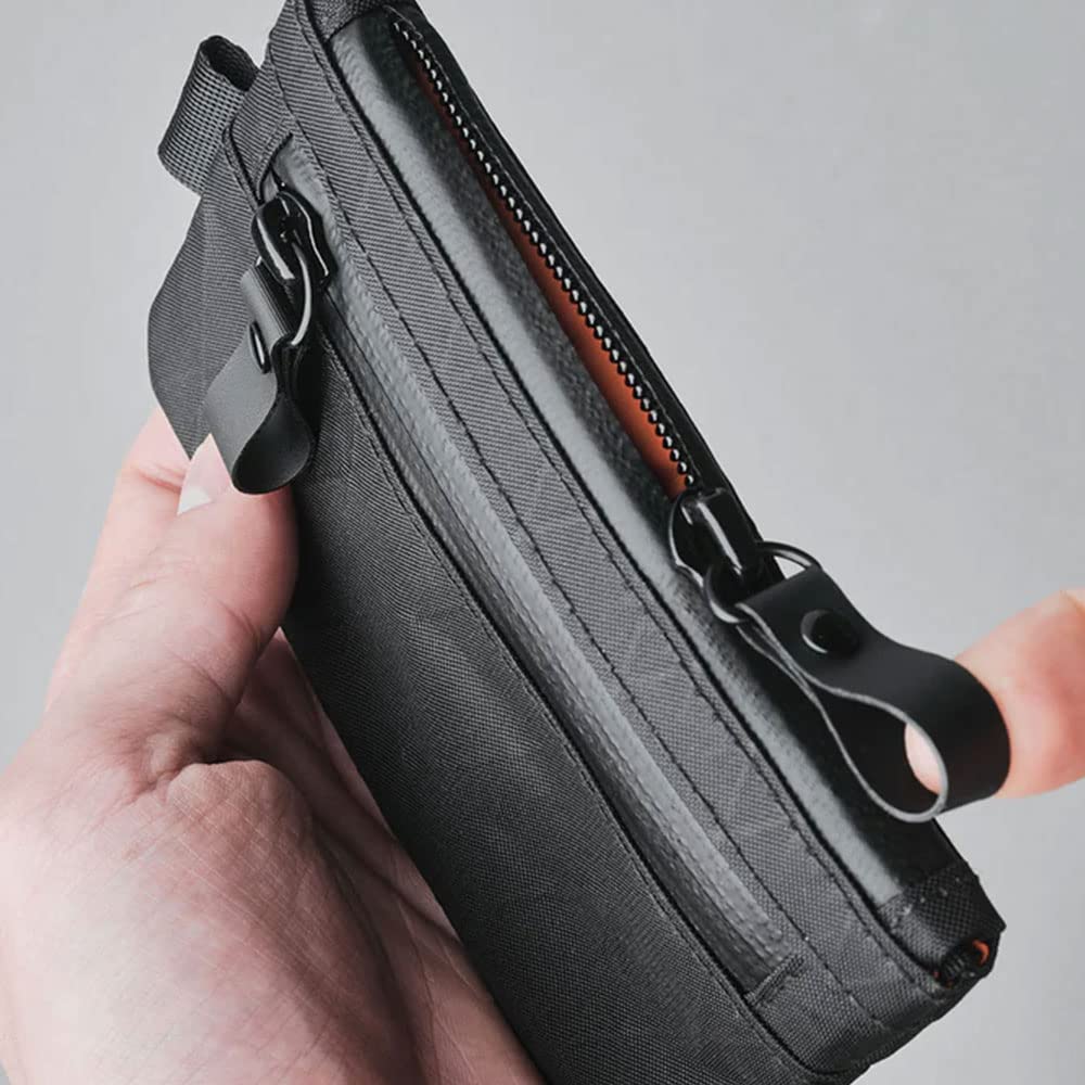 ALPAKA Zip Pouch Mini Business Water-Repellent (Slate Gray) - Bag, Wallet, Bag-in-Bag, Pouch, Case, Travel,