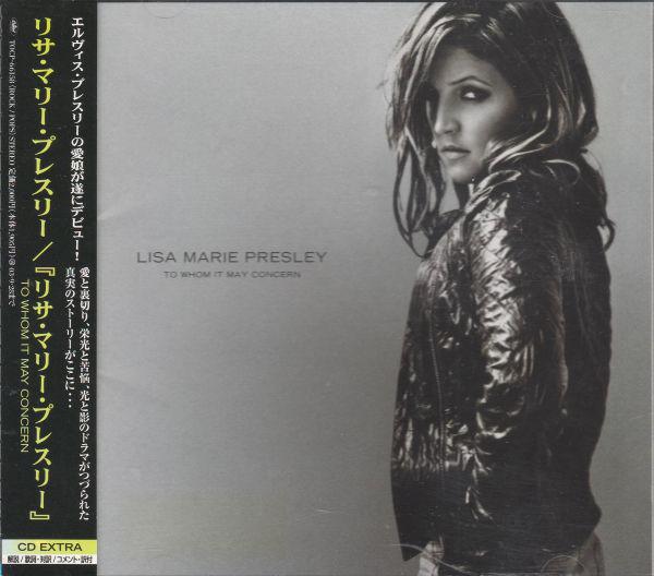 

CD LISA MARIE PRESLEY - To Whom It May Concern TOCP66158 CAPITOL 2003 Japan Rock Used