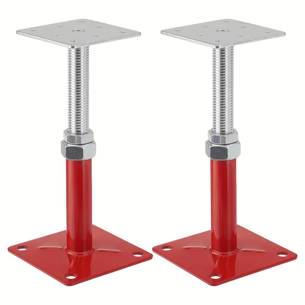 5-8" Adjustable Screw Jacks Post 2/4/8PCS,5000LBS Load Capacity House Floor Foundation Jacks for Basement Floor Leveling