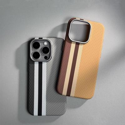 iPhone 16 Pro Max Kevlar Magnetische Schutzhülle aus Kohlefaser, Sturzsicher