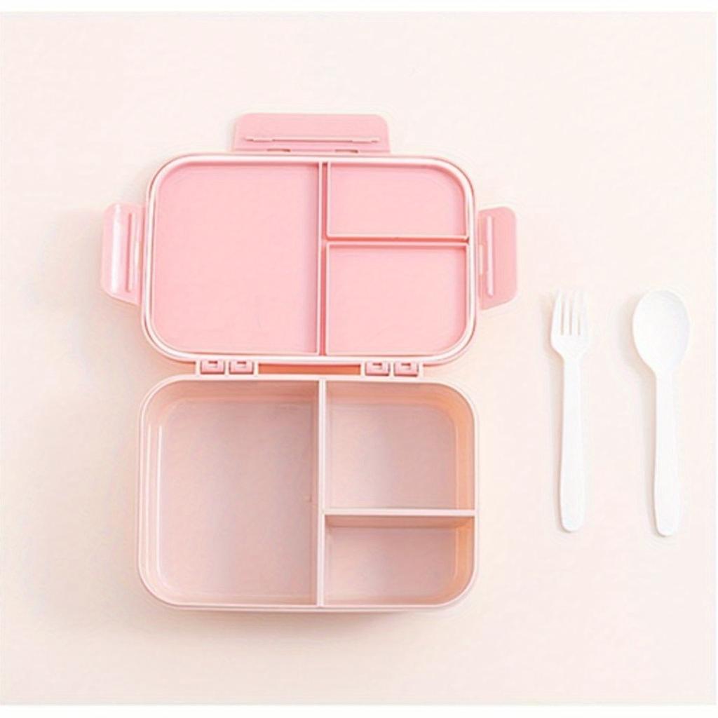1pc 1200ml Flip-Top Lunch Box,Portable, Leakproof & Waterproof Design for Outdoor Use, Travel, College, and Office Workers
