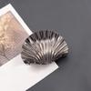 Elegant Gold Metal Shell Hair Claw Clip For Long Hair Women Practical And Stylish Hair Accesories Party Hairpin Headwear