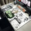 Beliebte Anime Mauspads PC Computer Gaming Zubehör Vinland Saga Große Schreibtischunterlage Naturgummi Mauspads Gamer Tastaturmatte