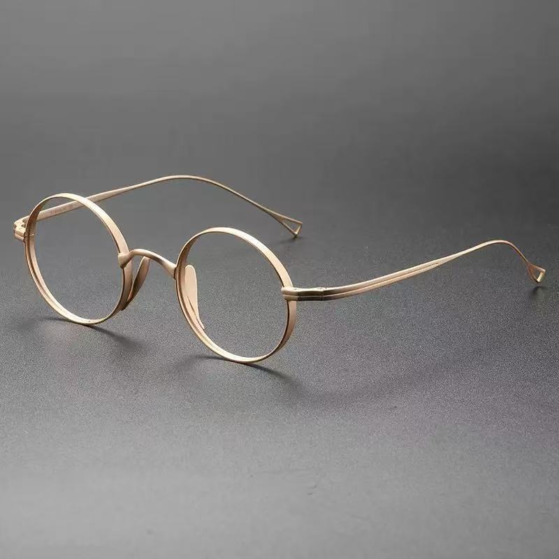Metal Round Frame Reading Glasses for Men New Style Ultralight Plus Diopter Eyewear Women Fashion Hyperopia 0+1.0+4.0