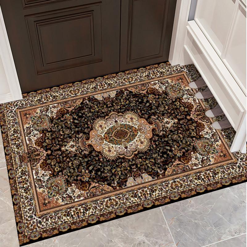 Entrance Door Mat Living Room Carpet Bedroom Bedside Carpet Retro Ethnic Style Hotel Homestay Carpet