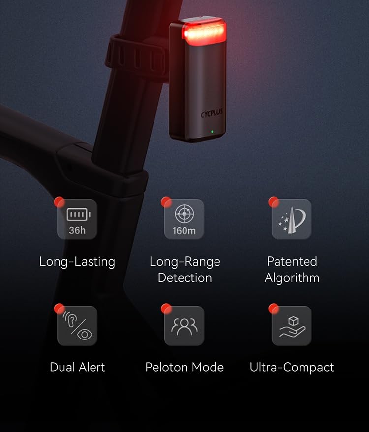 CYCPLUS L7 Radar Tail Light [Genuine product in Japan]