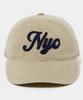 COLUMBIA UNIVERSITY Nyc Twill Washing Ball Cap Beige