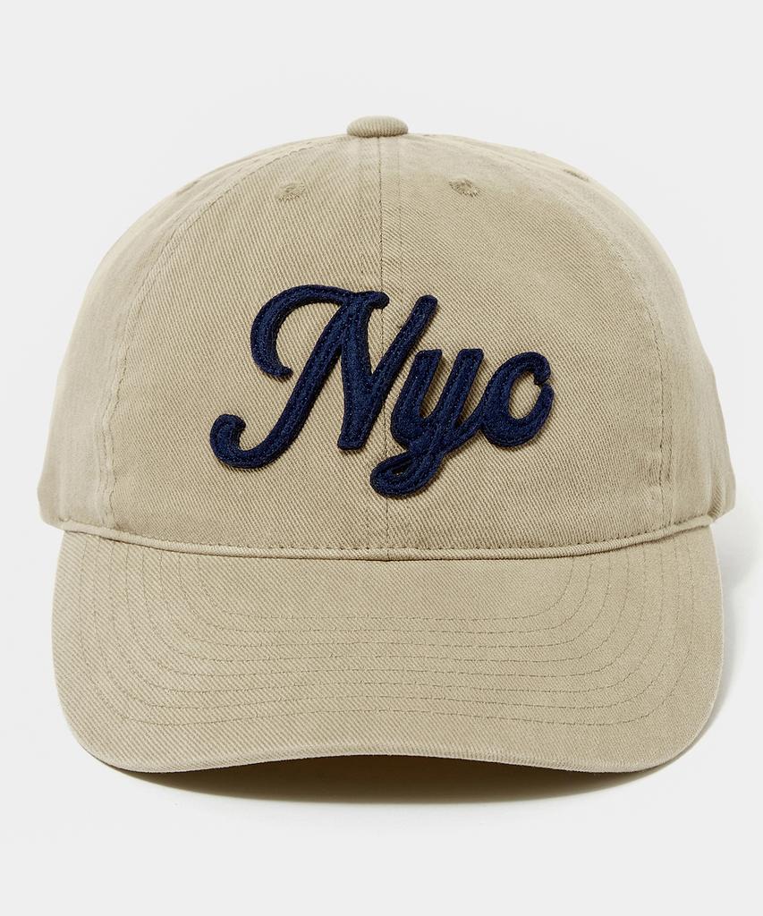 COLUMBIA UNIVERSITY Nyc Twill Washing Ball Cap Beige