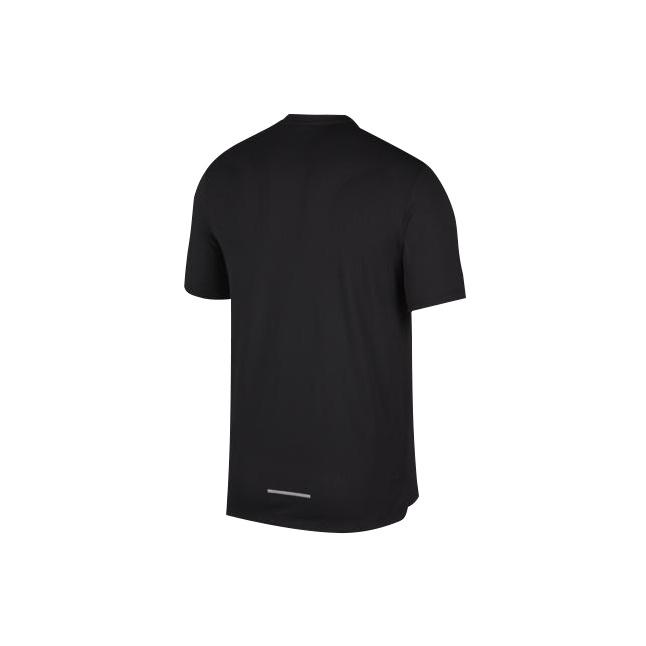 Nike Dri-Fit Miler Future Fast Schnelltrocknendes Reflektierendes T-Shirt Herren Oberteile Schwarz CJ6484-010