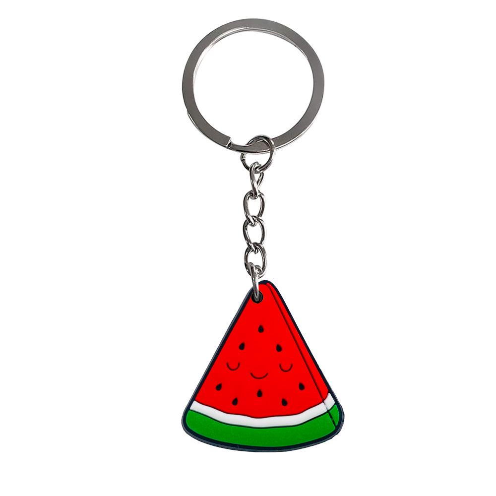 Exquisite PVC Food Keychain: Soft Rubber Pendant for Students - Trendy Small Gift