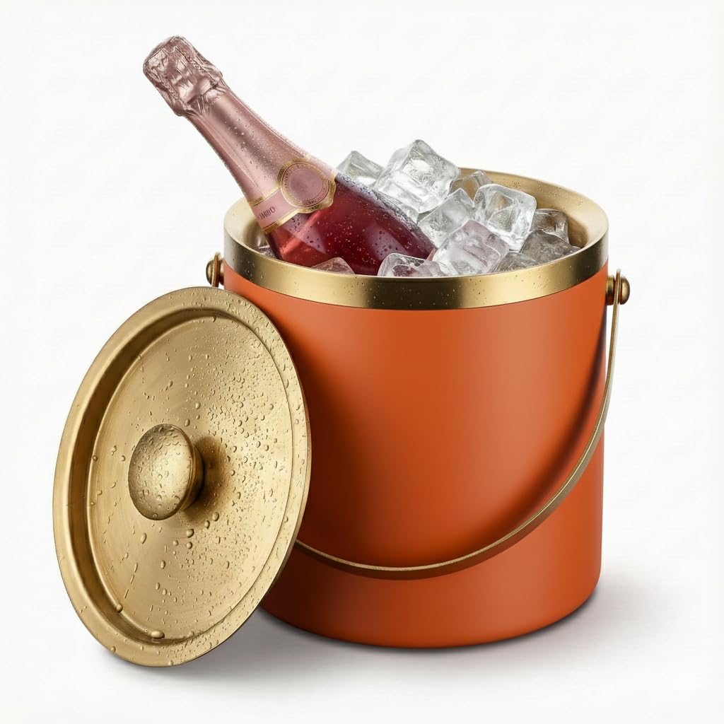 

Qrit Ice Jug with Food Sanitation Ice Ice Cooler Bucket Bucket/Ice [Complies Law] Box, Non-Melting Ice, Tank, (Orange, 3L) оранжевый