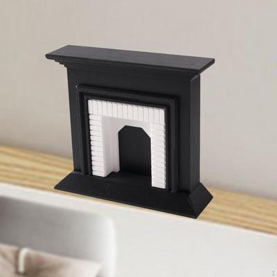 1/12 Dollhouse Fireplace Miniature Model Doll House Decoration Multipurpose Smooth Surface Furniture