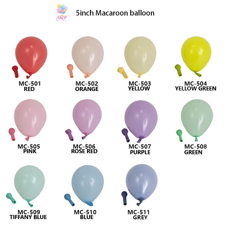 Pastel Balloons Latex Party Balloons 12 Inch Round Helium Multicolor Purple Orange Blue Yellow pink Macaron Balloons