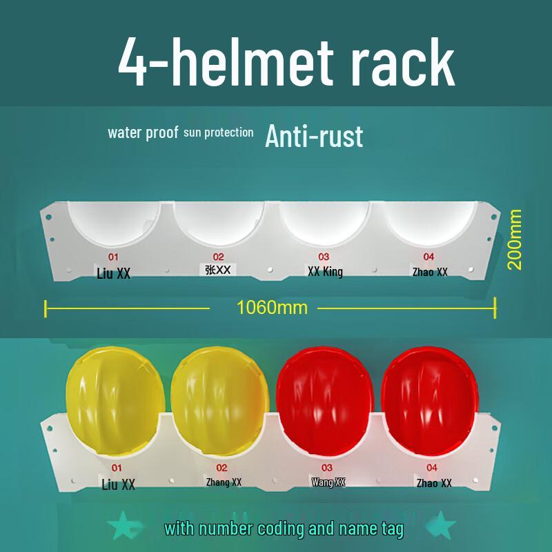 Fuyun Wall-Mounted Helmet Rack