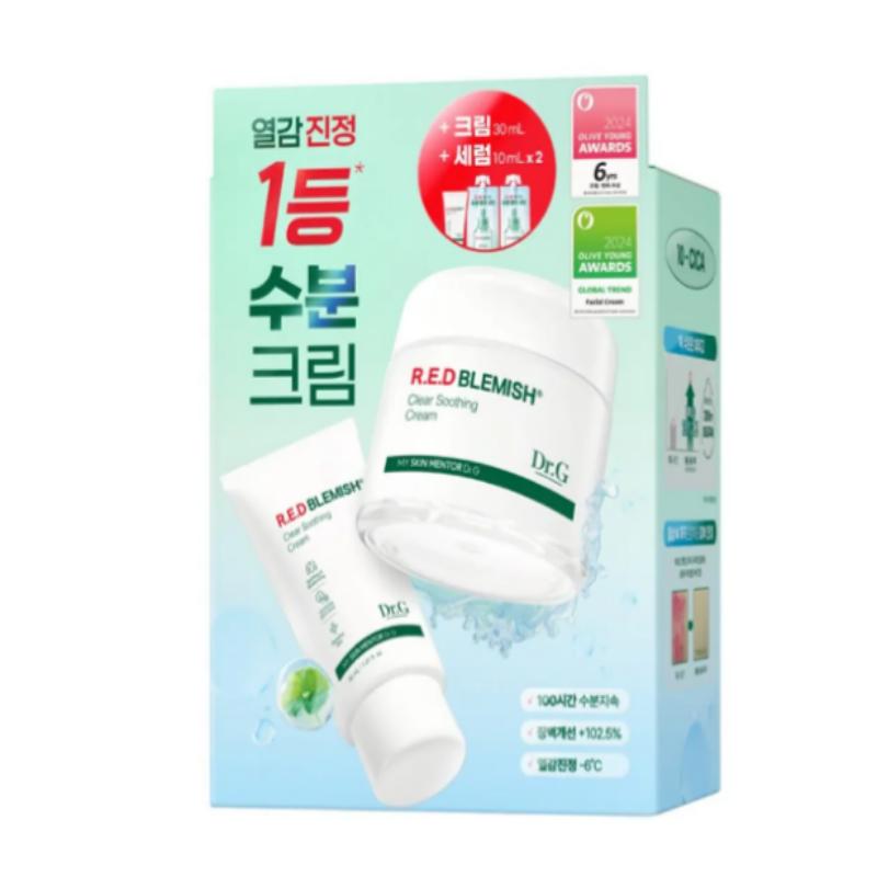 Dr.G Red Blemish Clear Soothing Cream 70ml+30ml+Serum 20ml