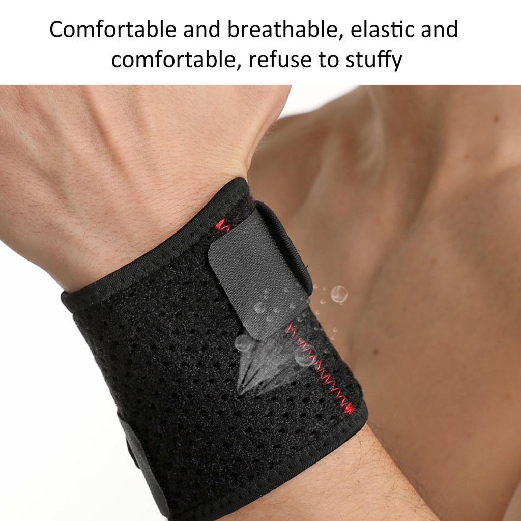Adjustable Sports Wristbands Protective Wrist Support Compression for Fitness Basketball