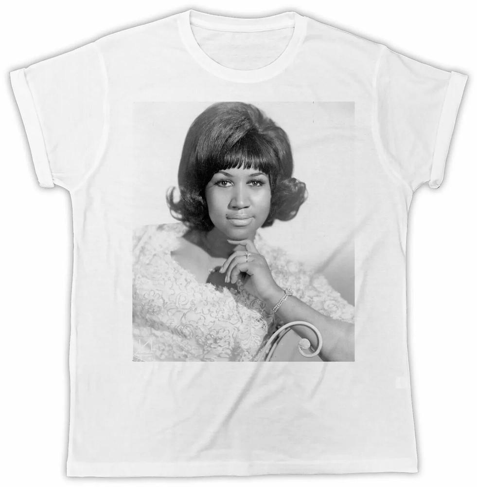 

ARETHA FRANKLIN T-Shirt Retro Cool Gift Tee Soul Music 70s UK Unisex T-Shirt S