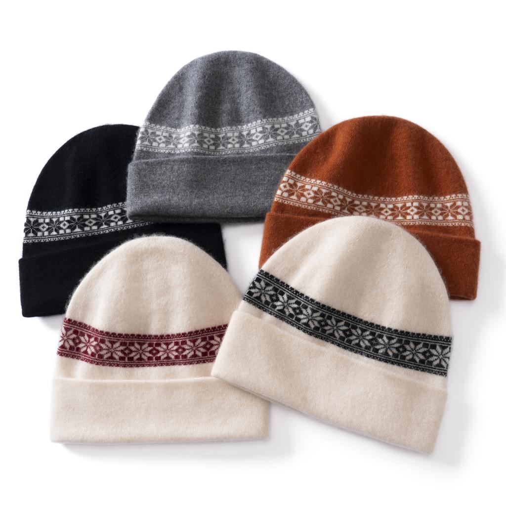 High version versatile outdoor cold hat autumn and winter new warm wool hat windproof warm face small knitted hat