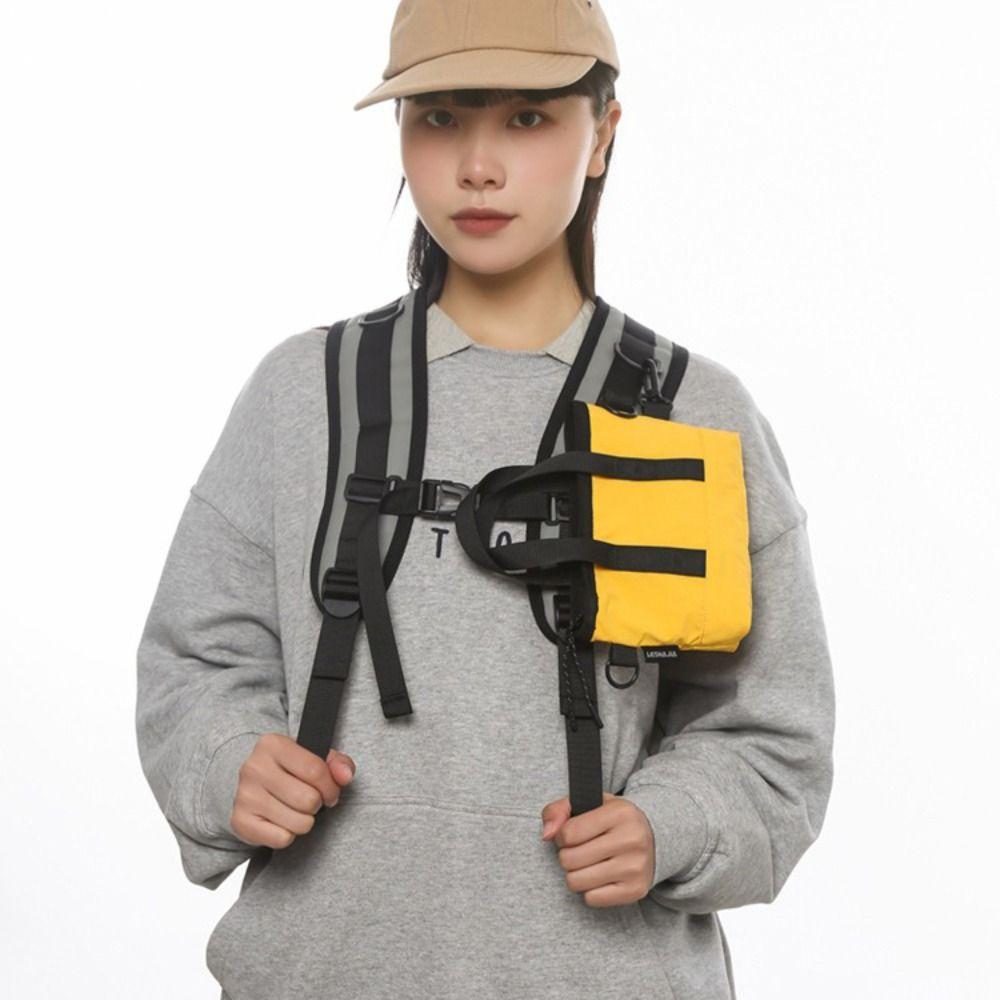 Harajuku Men Crossbody Bag Large Capacity Single Shoulder Bag Mini Men Purse  Unisex