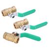 38in Brass Ball Valve Double Corrosion Resistant Female Thread Water Pipe Ball Valve