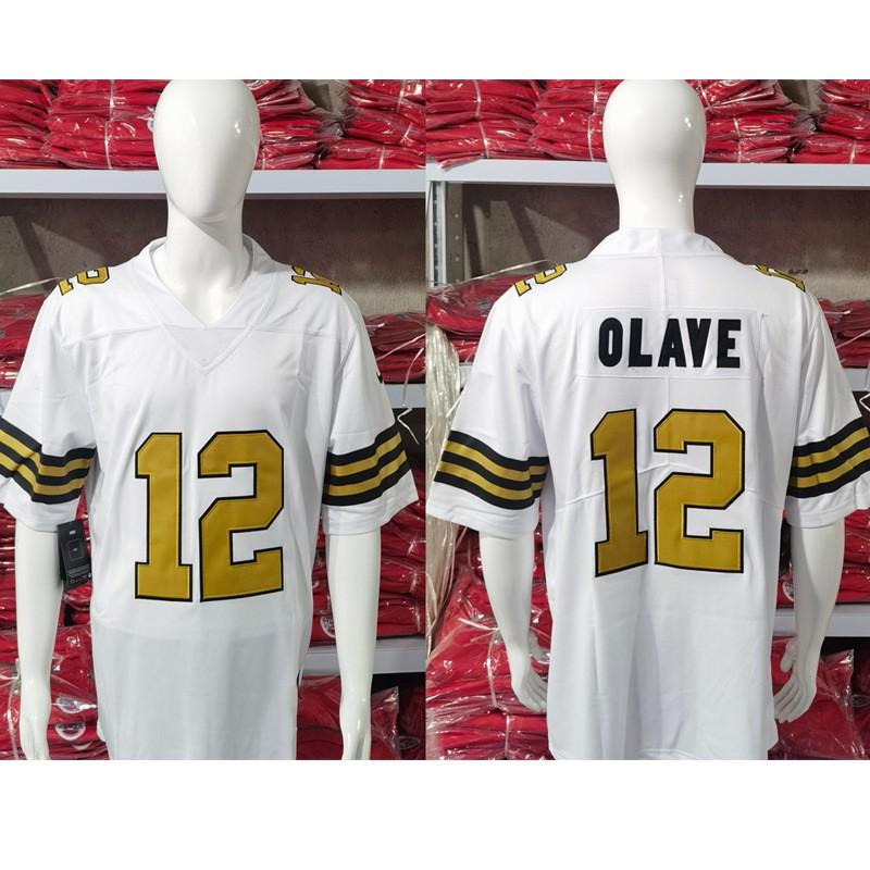 New Orleans Saints Football Jersey 41 Kamara 7 Hill 12 Olave Embroidered Sportswear