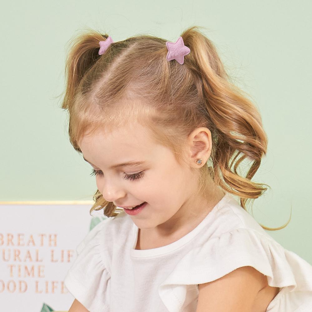 30/20/10Pcs Girls Crown Butterfly Children Hairbands No Harm Hair Cartoon Towel Rope Ponytail Holder Kids Rubber Band Headwear