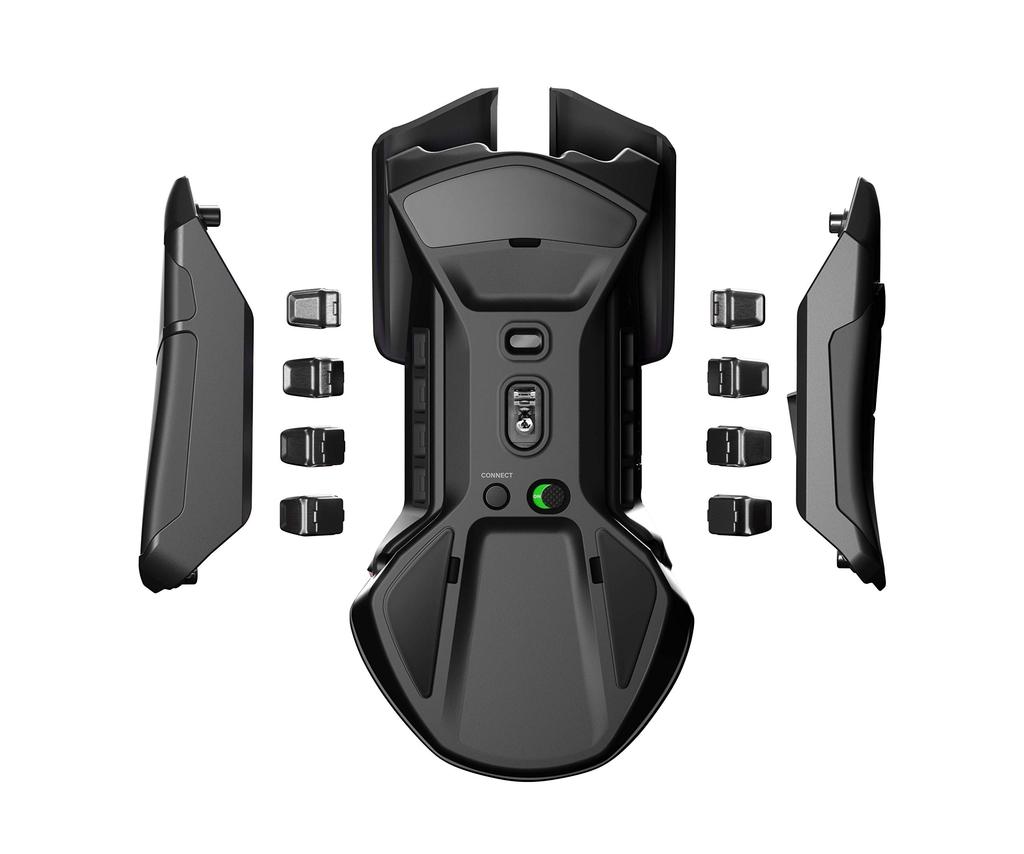 SteelSeries Rival 650 Quantum Wireless Gaming Mouse Rapid Charging Battery CPI Dual Optical Sensor Low Distance 256 Weight Configurations 8 Zone RGB