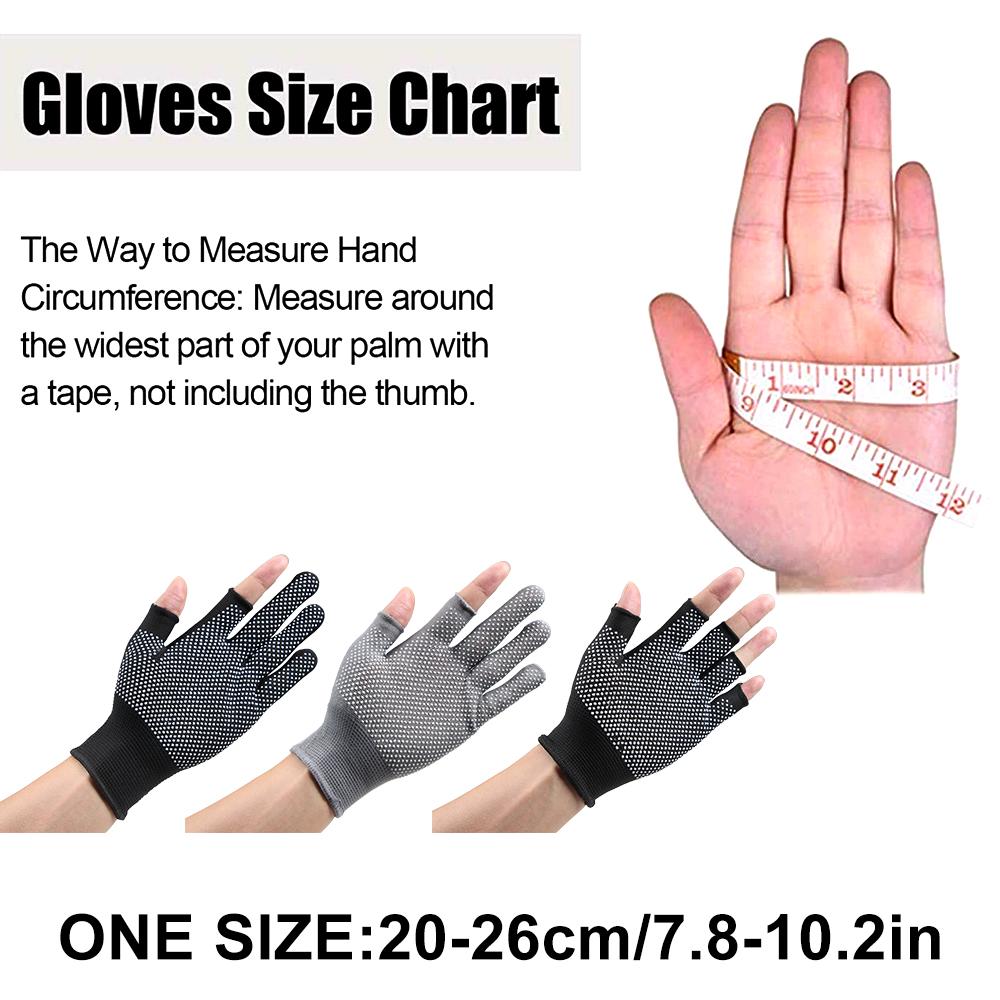 1 Pair Lightweight Summer Fingerless Gloves Men Women Uv Sun Protection Driving Cotton Gloves Nonslip Touchscreen Gloves Unisex