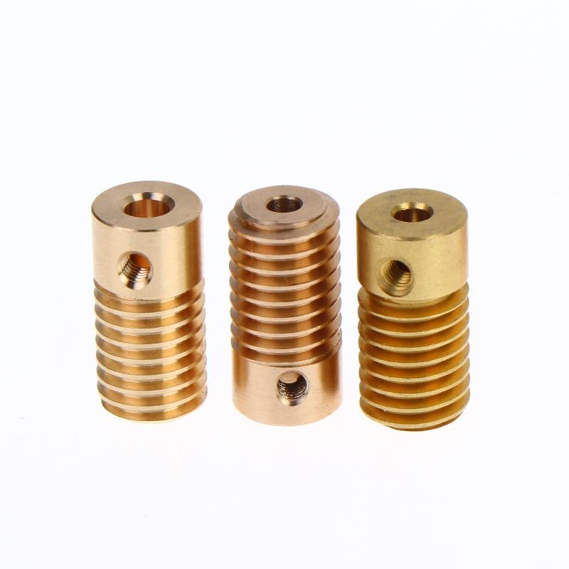 1 Pcs 0.5M Deceleration Worm Gear 065/151 Turbine 3.175/3/4/5/6 Mm Deceleration Worm Wheel