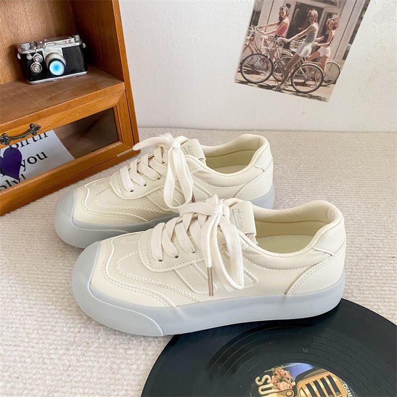 Niche retro German training shoes women's 2025 new thin board shoes autumn breathable little white shoes versatile casual sports shoes