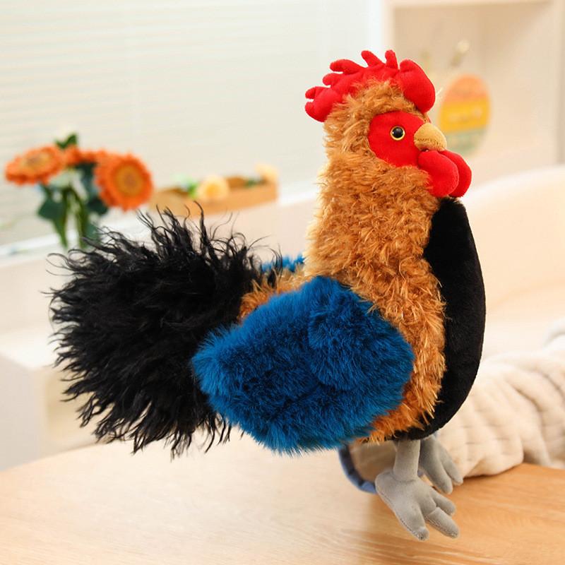 Animal Plush Toy Crows Roosters Kids Gift With Pp Cotton Filling For Playroom Decor