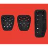For 2009- Honda Fit Manual Pedals Set Gas Brake Clutch Pedal Pad Cover Kit