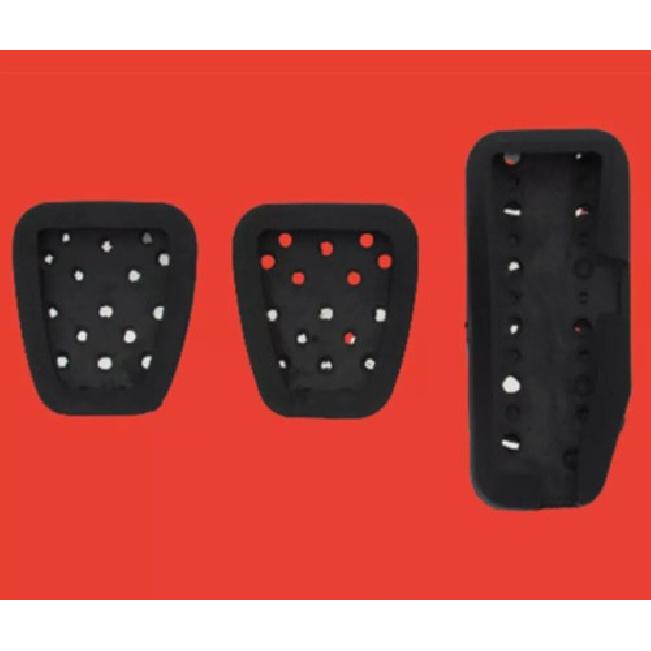 For 2009- Honda Fit Manual Pedals Set Gas Brake Clutch Pedal Pad Cover Kit