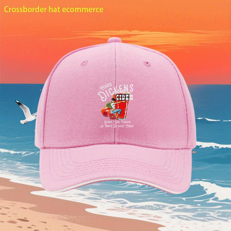 

Hard Dickens Cider Funny Print Baseball Cap Breathable Adjustable Snapback Hat Casual Outdoor Headwear One Size