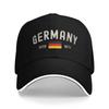 Germany Estd 1871 Baseball Cap Outdoor Sport Hot Sale Hip Hop Hats Unisex-Teens Y2k Cute Print Baseball Caps