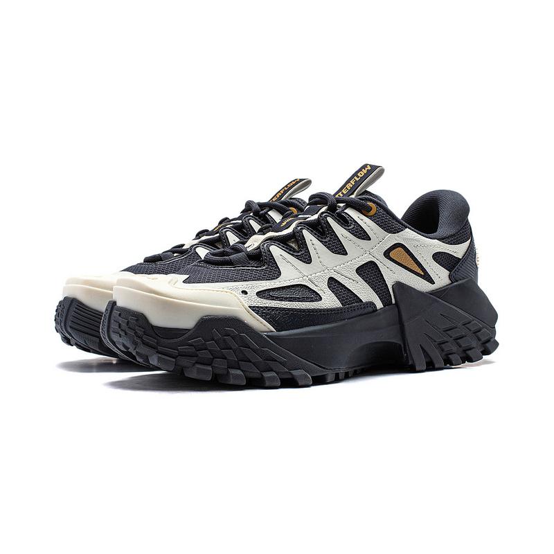 New LiNing CF Tracing Collection Lin Chuan FW Anti Slip Wear Resistant Low Top Casual Shoes Men's Black White AGLT161-1
