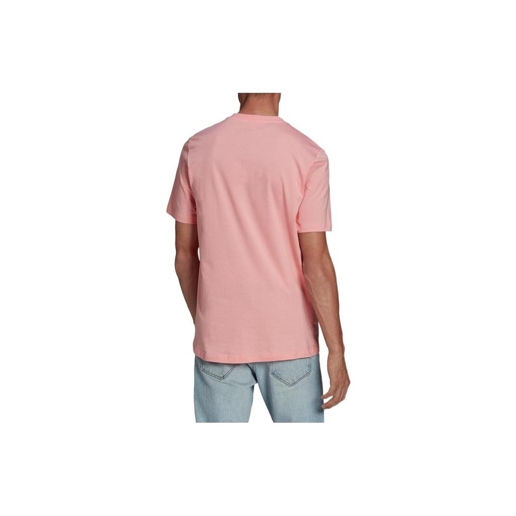 Adidas Juventus Alphabetic Print Casual Short Sleeve T-Shirt Men Tops Pink HG1245