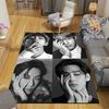 V Flannel Printed Carpet, Home Sofa Decoration for Living Room & Bedroom, Non‑Slip Play Flannel Floor Mat for Game Room